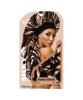 Ms Remi Silky Satin Braid Ultra Jumbo Wide Edge Black Maze 3690