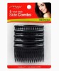 Side Combs Small 7611 Black