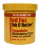 Red Fox Tub O Butter Cocoa Butter Moisturizing Cream