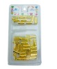 Metal Tube Clip Gold MC41G