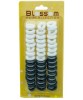 Blossom Hair Collection Black White Hair Grips 15022