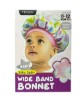 Baby Silky Satin Wide Band Bonnet KHW02BPAT