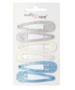 Metal Hair Clips Shiny Assorted 7649