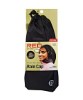 Premium Satin Lined Braid Rain Cap HQ503 Black