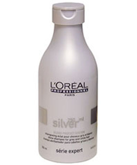 product gray anti hair best hair  gray or expert loreal Silver  serie Gloss white