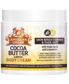 American Dream Cocoa Butter Lemon Body Cream 