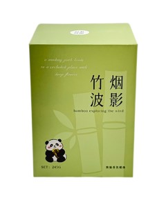 Bamboo Smoke Wave Shadow Panda Candle