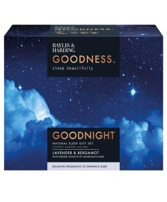 Goodness Lavender And Bergamot Goodnight Natural Sleep Gift Set