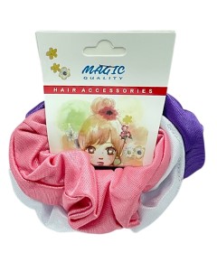 Magic Quality Stretchable Satin Scrunchies S5AST