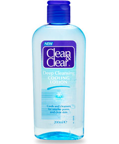 johnson and johnson clean and clear deep cleansing lotion
