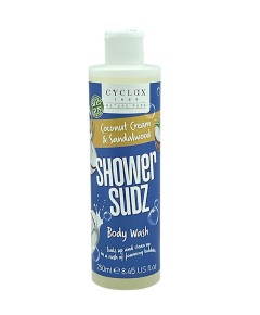 Cyclax Coconut Cream And Sandalwood Shower Sudz Body Wash