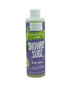 Cyclax Luscious Lime And Basil Shower Sudz Body Wash