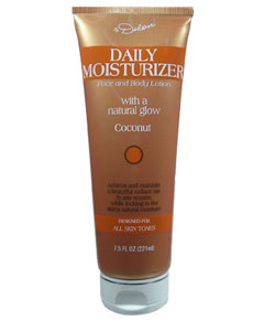 Daily Moisturizer Face and Body Lotion with a Natural Glow Coconut