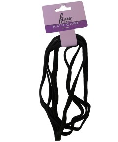 Fine Linesuk Headband And Ponytail 6006 Black