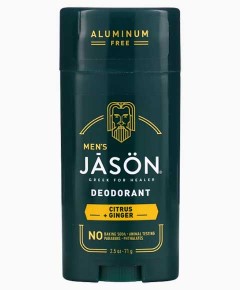 Mens Citrus Plus Ginger Deodorant Stick
