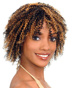 Janet HH Afro Jerry Curl Weaving