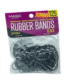 Magic Collection Jumbo Rubber Band 2752BLA