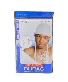 Magic Collection Tie Down Durag 4769WHI