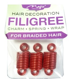 Magic Collection Filigree Spring Tube Decoration FILISPRO01AST