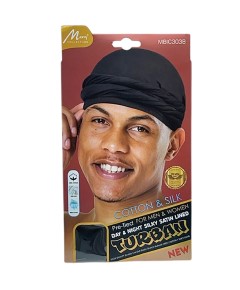 Cotton And Silk Unisex Pre Tied Turban MBIC303B