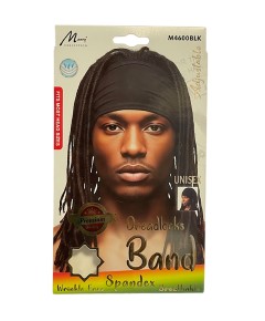 Spandex Unisex Dreadlocks Band M4600BLK