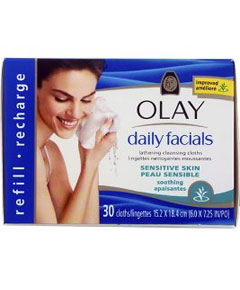 Olay Daily Facials Lathering Cleansing Cloths