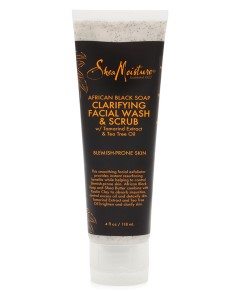 African Black Soap Clarifying Facial Wash And Scrub