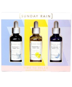 Time To Relax Massage And Body Oil Trio