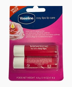 Vaseline Rosy Lips Lip Care Value Pack