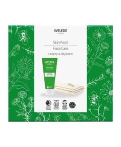 Weleda Skin Food Face Care Cleanse And Replenish Gift Set