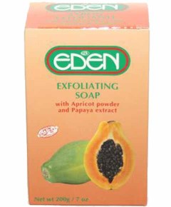 Eden Exfoliating Papaya Soap With Apricot Powder 