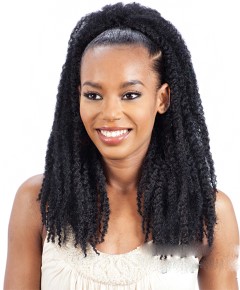 Equal Drawstring Ponytail Syn Twist Girl