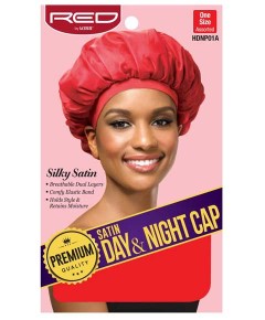 Red By Kiss Satin Day And Night Cap