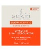Glow Active C Vitamin C 2 In 1 Exfoliator