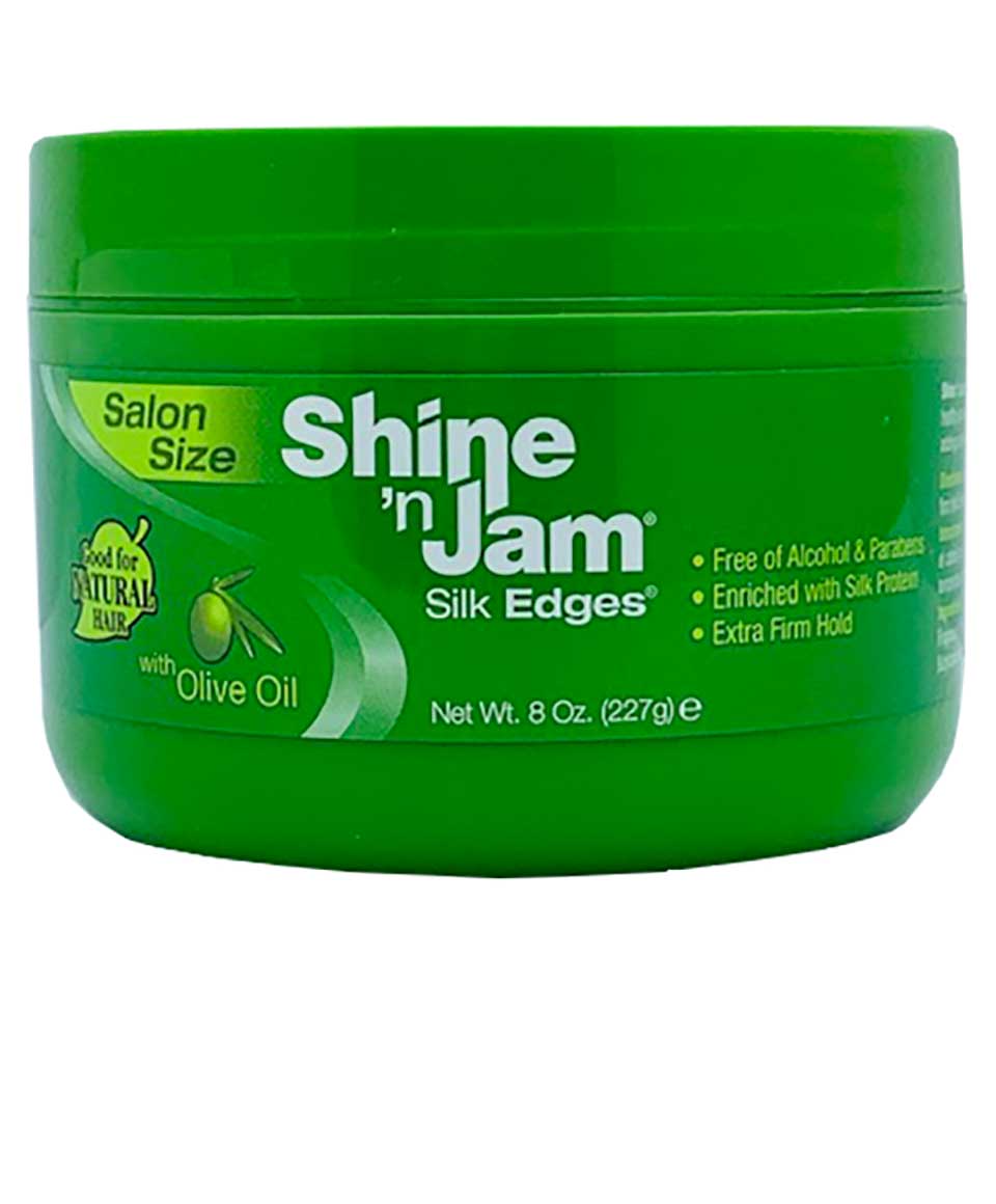 ampro pro styl Shine N Jam Silk Edges With Olive Oil PaksWholesale