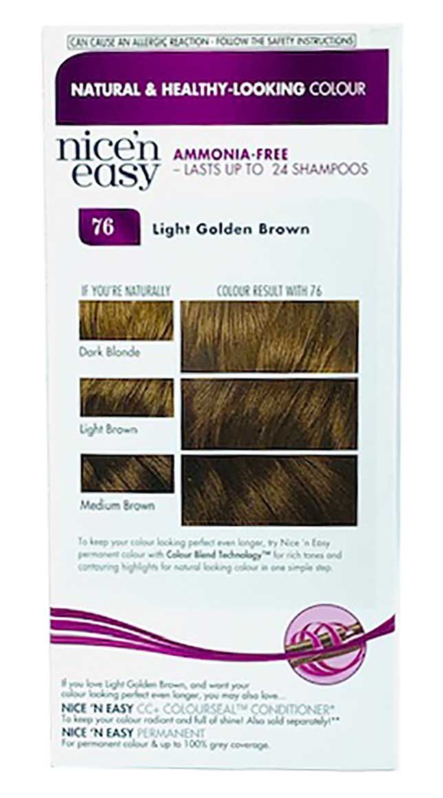 clairol nice n easy Nice N Easy No Ammonia Hair Color 24 Washes 76