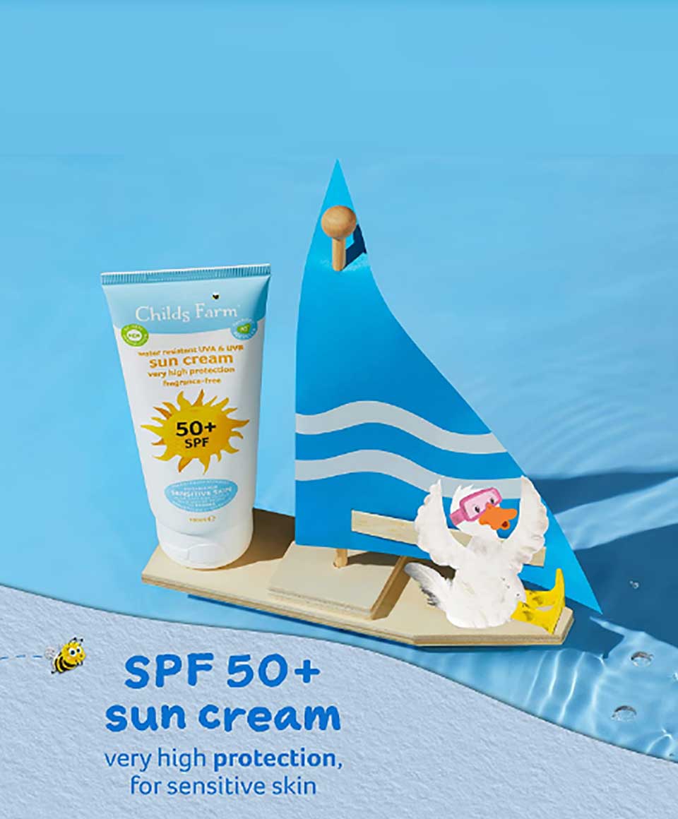 baby lotion and cream Childs Farm Sun Cream 50 Plus SPF PaksWholesale