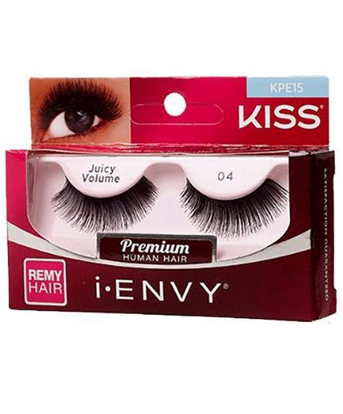 Kiss Products Kiss Eyelashes I Envy Premium Remy Hair Juicy Volume 04 