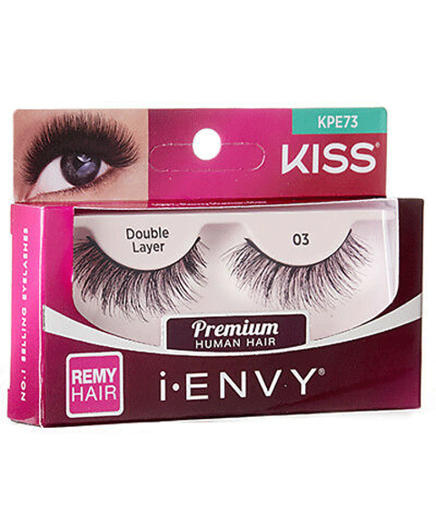 Kiss Products Kiss Eyelashes I Envy Premium Remy Hair Double Layer 03 