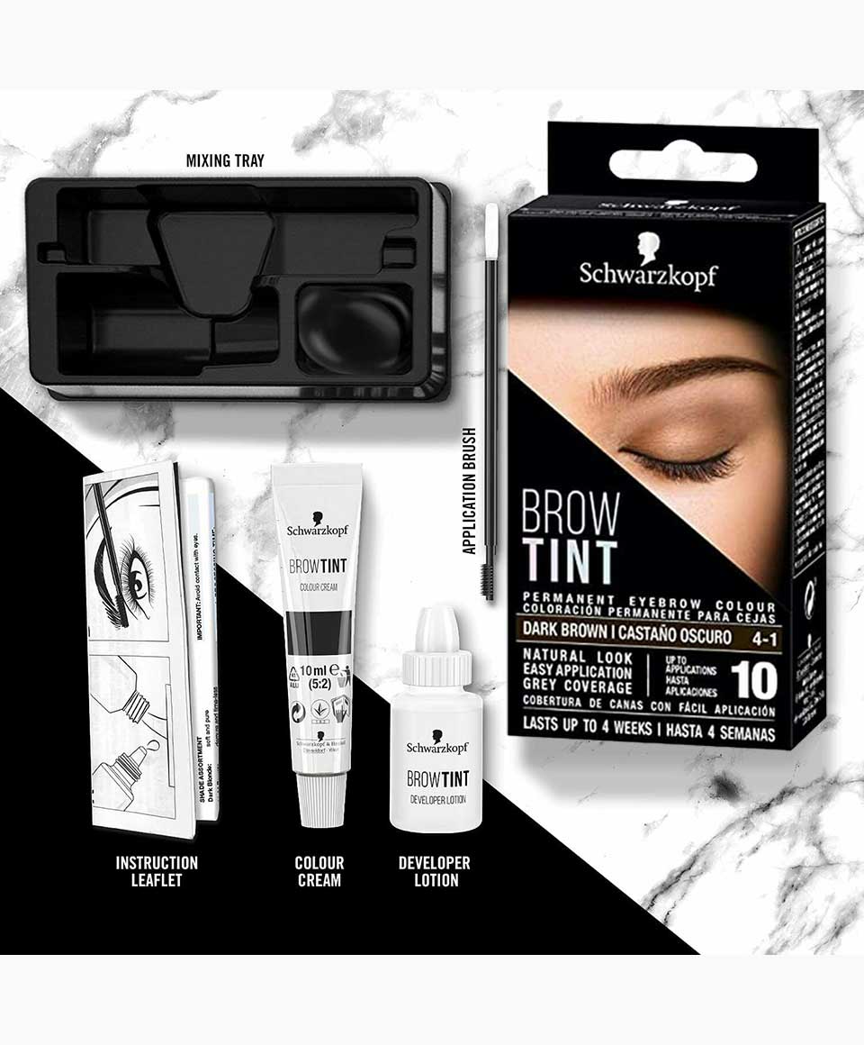 schwarzkopf schwarzkopf Schwarzkopf Brow Tint Dark Brown PaksWholesale