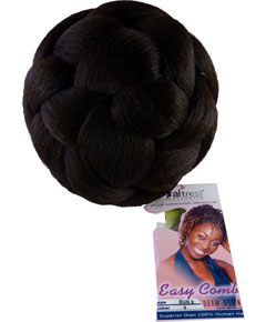 Easy Comb Drawstring Bun 9