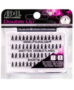 Ardell Double Up Knotted Double Flares Lashes Short Black