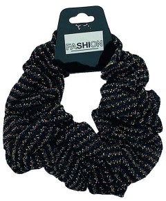 Fashion Hair Elastic Bands Black S6BLK