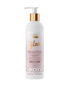 Skinny Tan Body Glow Gradual Everyday Self Tan Lotion Medium
