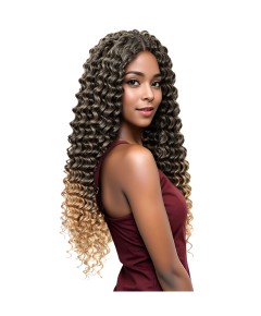 Boho Caribbean Pre Stretched Deep Twist Bundle Braids