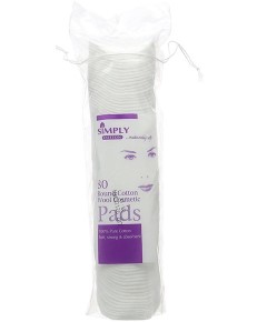 Simply Round Cotton Wool Cosmetic Pads
