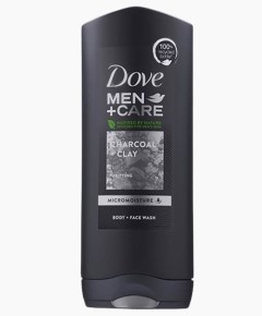 Men Care Charcoal Clay Purifying Body And Face Wash