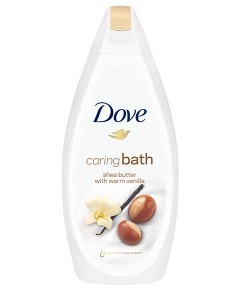 Dove Caring Bath Shea Butter With Warm Vanilla Moisturising Cream