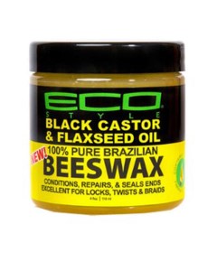 Black Castor And Flaxseed Oil Pure Brazilian Beeswax