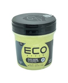 Eco Style Black Castor Oil And Flax Seed Oil Styling Gel